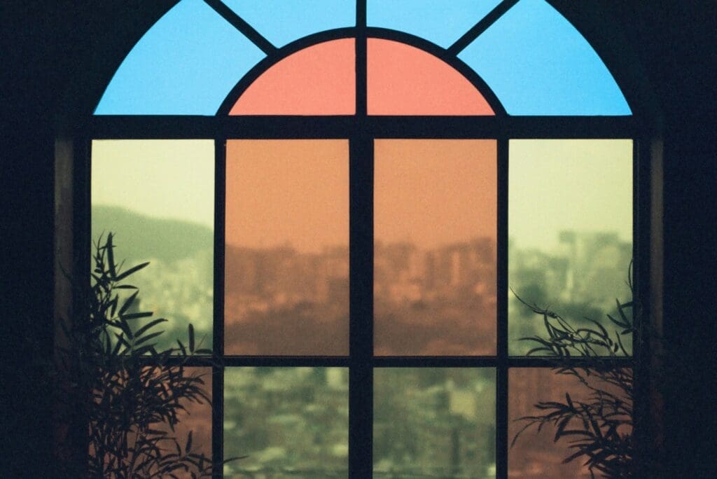 stained glass window